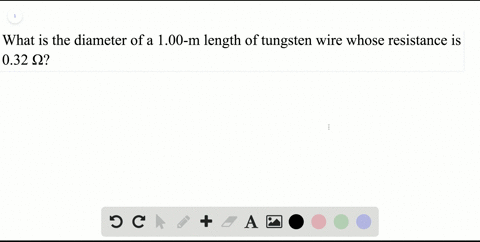 i-what-is-the-diameter-of-a-100-mathrmm-length-of-tungsten-wire-whose-resistance-is-032omega