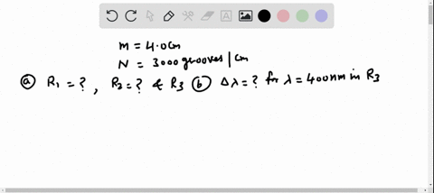 a-diffraction-grating-of-width-400-mathrmcm-has-been-ruled-with-3000-groovescm-a-what-is-the-resolvi