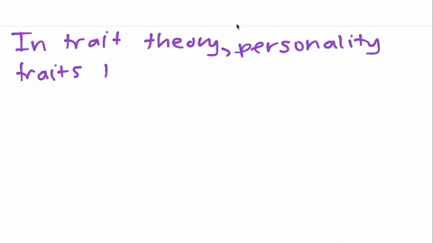 trait-theory-often-describes-personality-in-terms-of-clusters-of-characteristic-behaviors-or-traits-