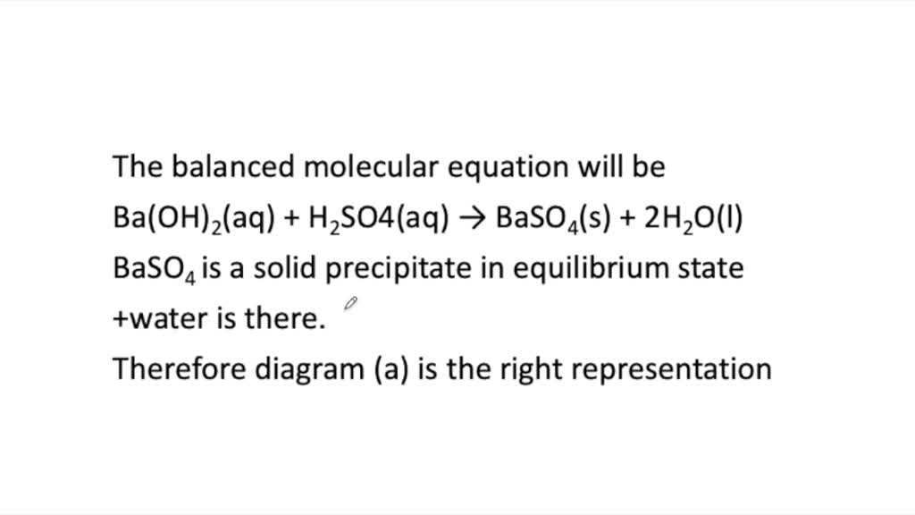 SOLVED:Which of the diagrams shown corresponds to the reaction between ...