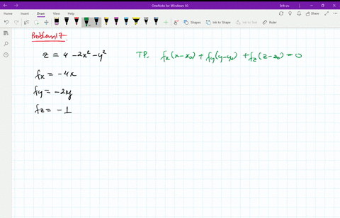 find-an-equation-of-the-plane-tangent-to-the-following-surfaces-at-the-given-points-two-planes-and-5