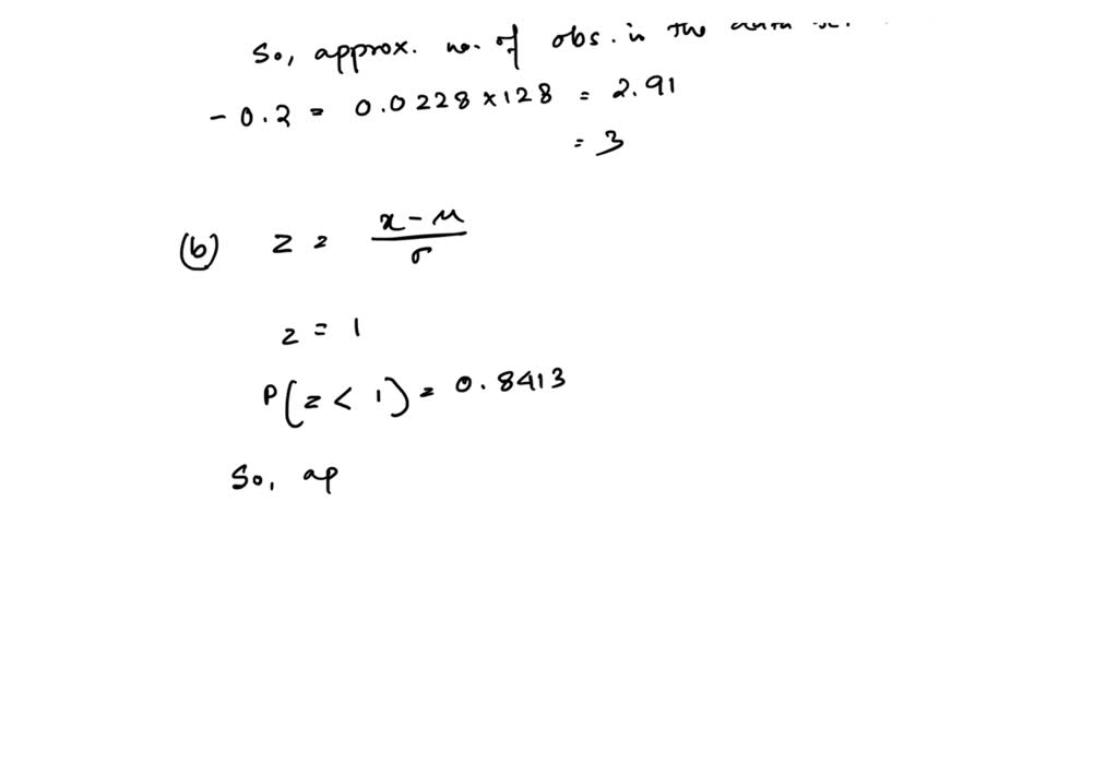 SOLVED:A sample data set with a bell-shaped distribution and size n=128 ...