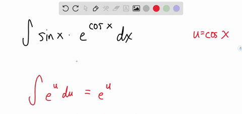 find-each-indefinite-integral-int-sin-x-cdot-ecos-x-d-x