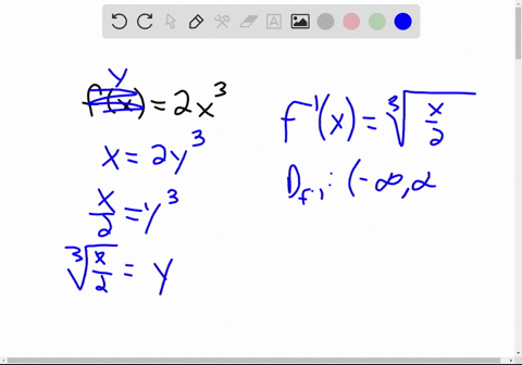 find-a-formula-for-f-1x-identify-the-domain-and-range-of-f-1-verify-that-f-and-f-1-are-inverses-fx2-