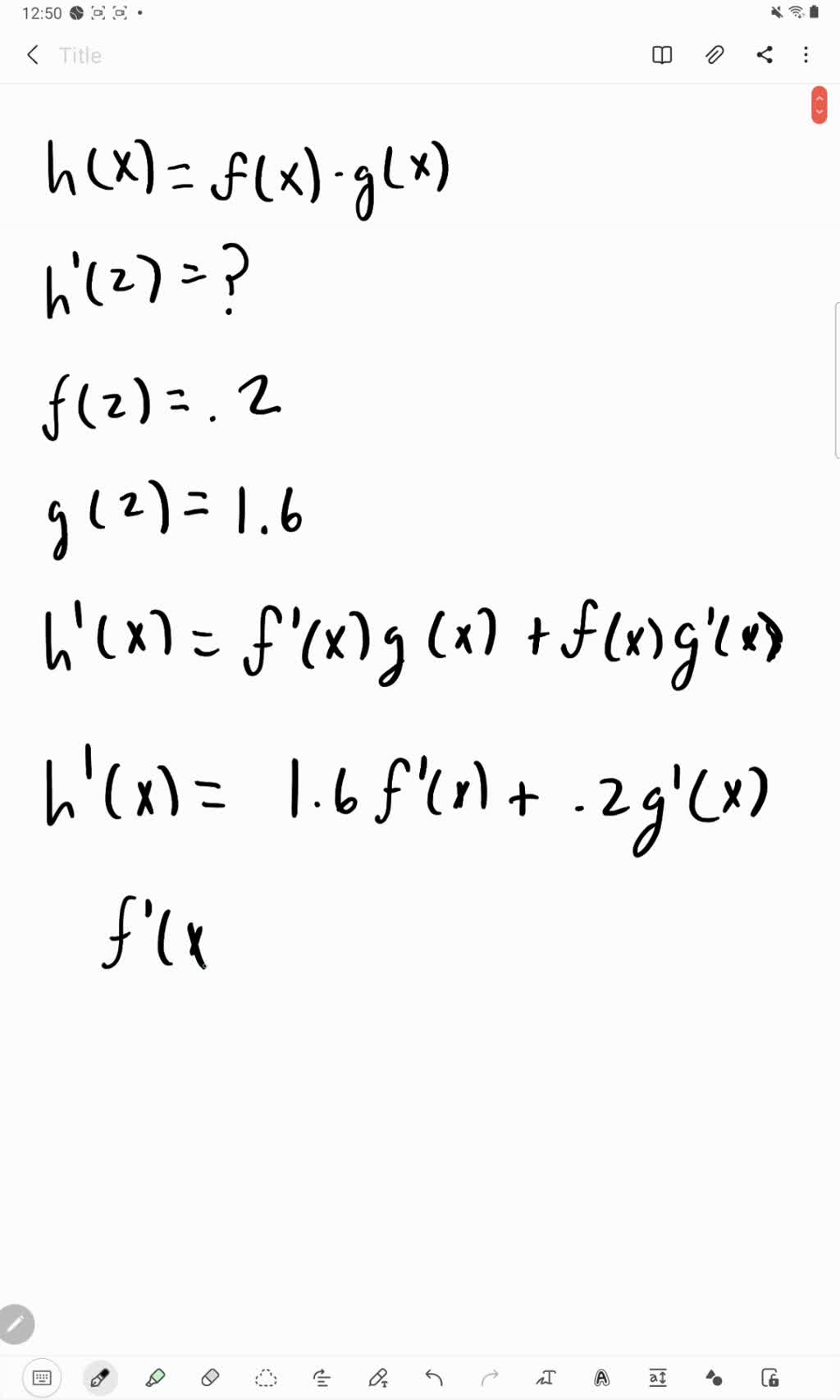 SOLVED Let H x f x cdot G x And K x F x G x And L x g x 