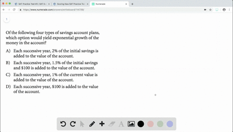 of-the-following-four-types-of-savings-account-plans-which-option-would-yield-exponential-growth-of-