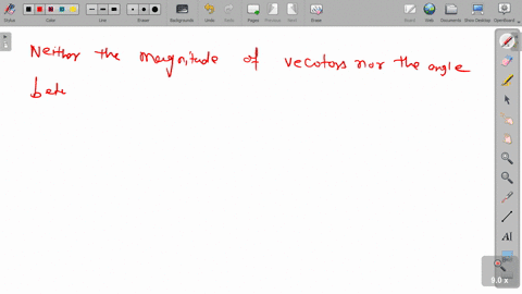 two-vectors-veca-and-vecb-inclined-at-an-angle-theta-have-a-resultant-vecr-which-makes-an-angle-omeg