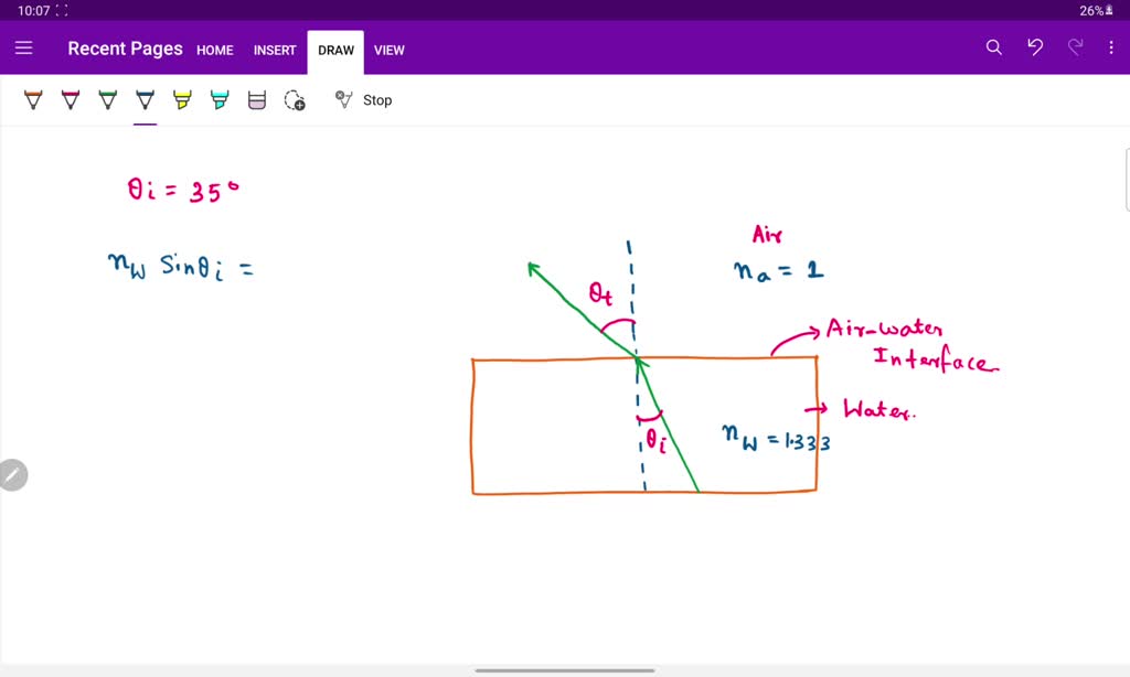 An underwater swimmer shines a beam of light up toward the surface. It