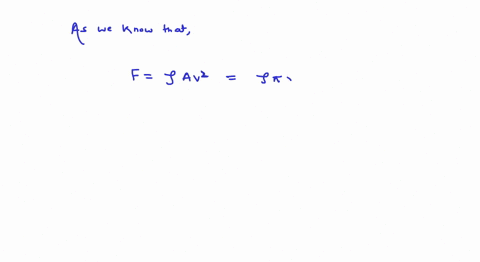 a-liquid-of-density-rho-flows-steadily-through-a-tube-of-radius-r-at-a-speed-v-the-least-power-of-th