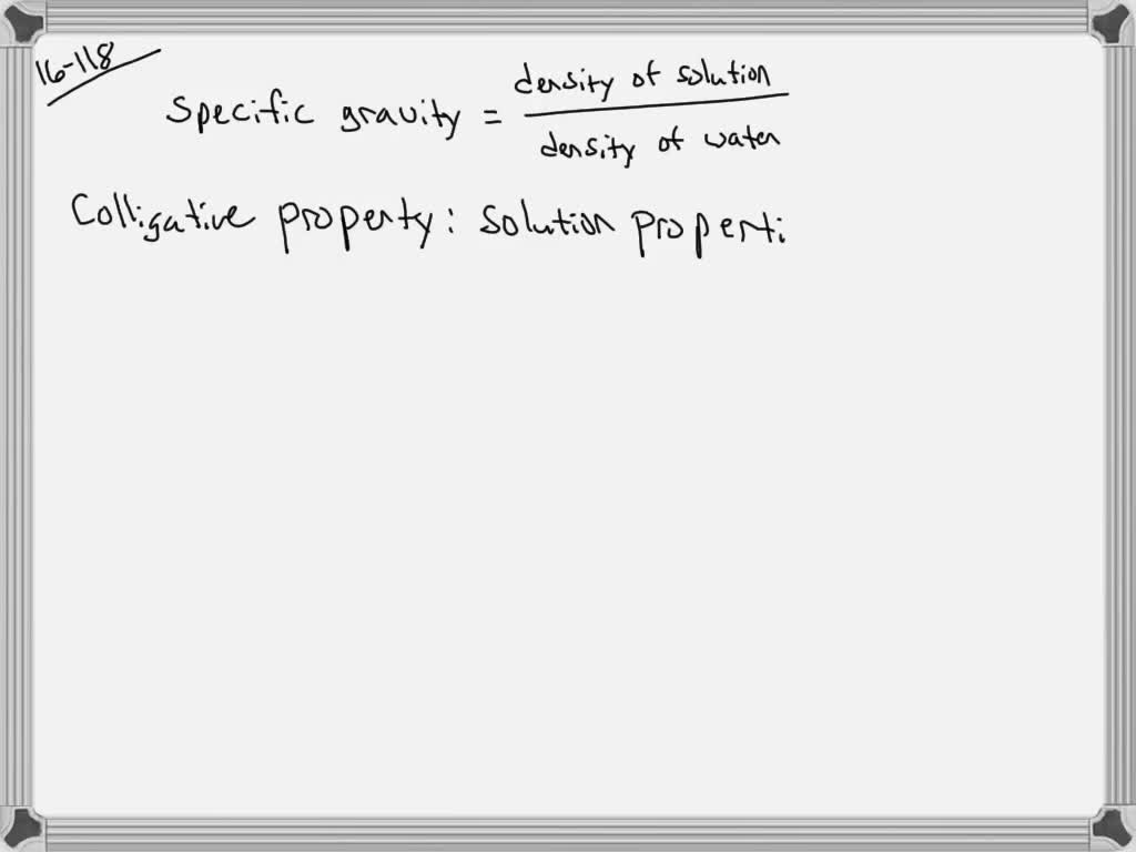 solved-the-specific-gravity-of-a-solution-of-kcl-is-greater-than-1-00