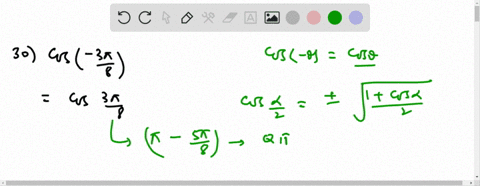 use-the-half-angle-formulas-to-find-the-exact-value-of-each-expression-cos-left-frac3-pi8right