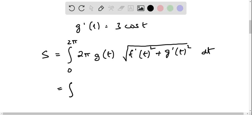 Solved Let C Be The Curve X F T Y G T For A