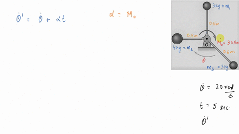 the-three-small-spheres-are-welded-to-the-light-rigid-frame-which-is-rotating-in-a-horizontal-plane-