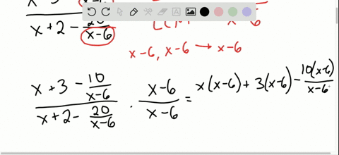 simplify-fracx3-frac10x-6x2-frac20x-6