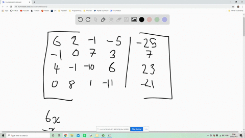 write-the-system-of-linear-equations-represented-by-the-augmented-matrix-use-variables-x-y-z-and-w-6