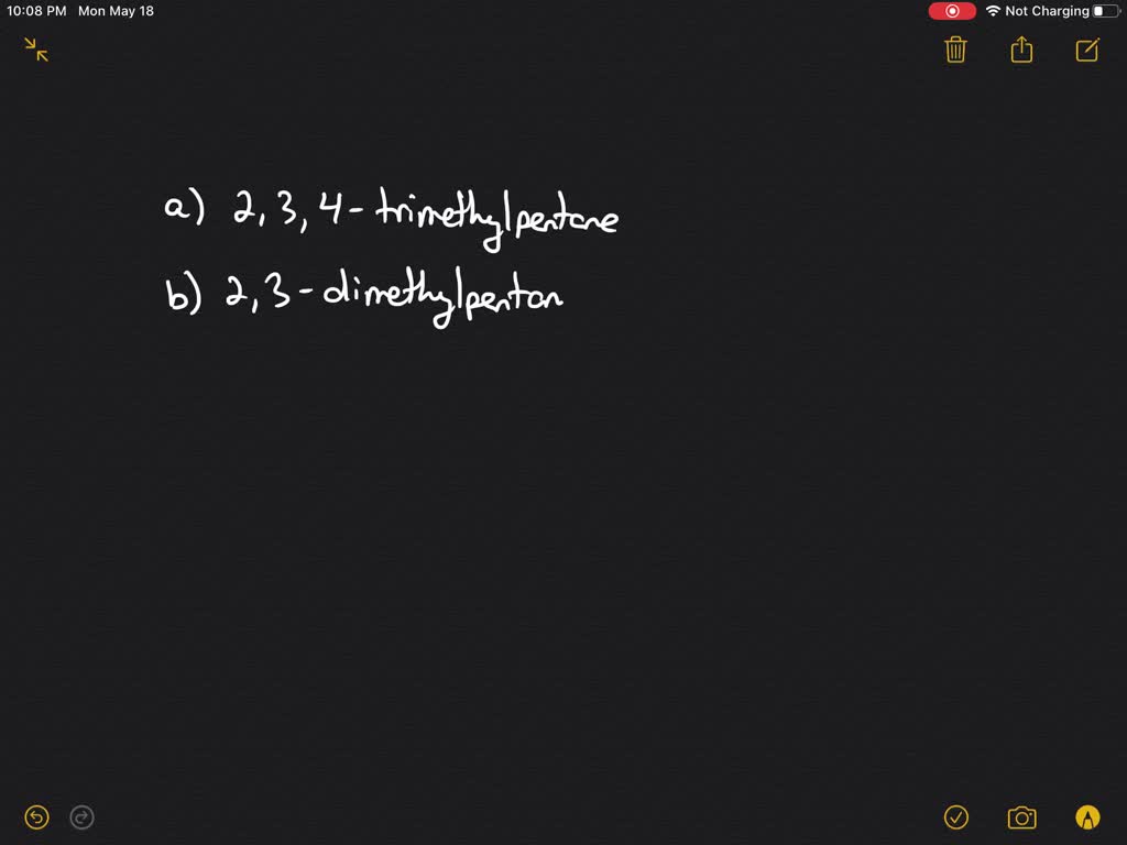 Give The Systematic Name For Each Of The Following Alkanes