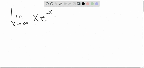 find-the-limits-lim-_x-rightarrowinfty-x-e-x