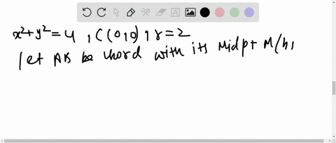 the-locus-of-the-mid-point-of-a-chord-of-the-circle-x2y24-which-subtends-a-right-angle-at-the-origin