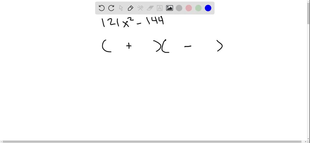 factor-121-x-2-144-numerade