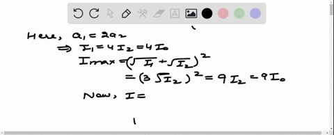 in-youngs-double-slit-experiment-one-of-the-slit-is-wider-than-other-so-that-amplitude-of-light-from