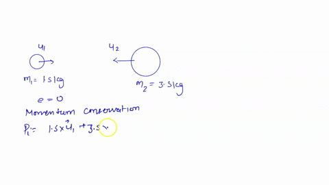 two-particles-of-mass-m_115-mathrmkg-and-m_235-mathrmkg-undergo-a-one-dimensional-head-on-collision-
