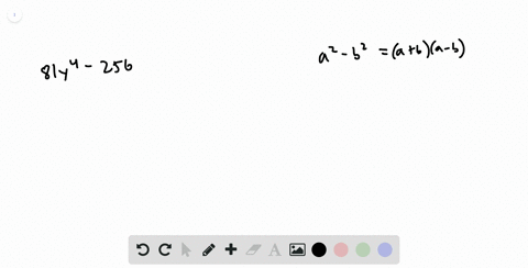 for-the-following-exercises-factor-the-polynomials-completely-81-y4-256