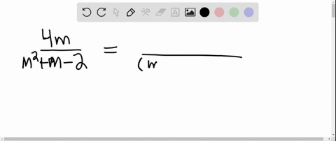 rewrite-each-rational-expression-with-the-indicated-denominator-frac4-mm2m-2fracm-1m-3m2