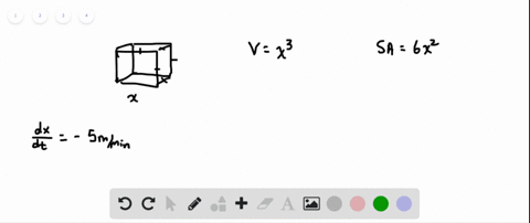 if-the-original-24-m-edge-length-x-of-a-cube-decreases-at-the-rate-of-5-mathrmm-mathrmmin-when-x3--2