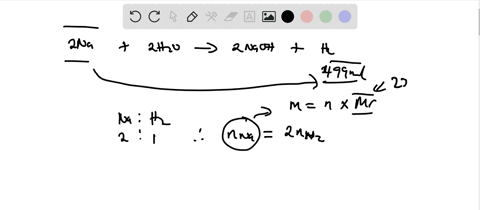 sodium-metal-reacts-with-water-to-produce-hydrogen-gas-and-sodium-hydroxide-calculate-the-mass-of-so