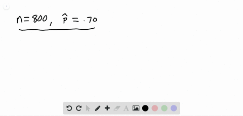 a-simple-random-sample-of-800-elements-generates-a-sample-proportion-overlinep70-beginarrayltext-a-p