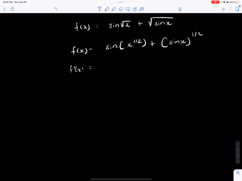 find-the-derivative-fxsin-sqrtxsqrtsin-x