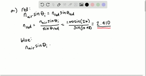 a-diamond-in-air-is-illuminated-with-white-light-on-one-particular-facet-the-angle-of-incidence-is-2
