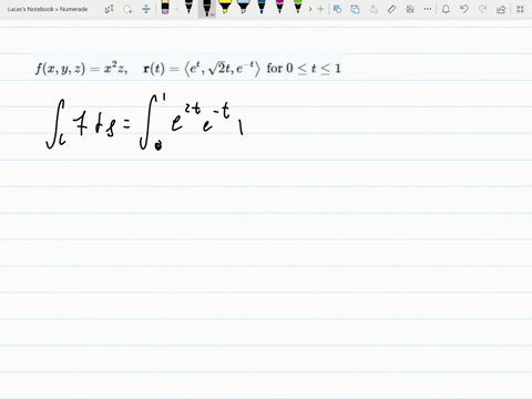 compute-int_mathcalc-f-ds-for-the-curve-specified-fx-y-zx2-z-quad-mathbfrtleftlangle-et-sqrt2-t-e-tr