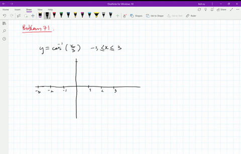 sketch-a-graph-of-each-function-over-the-indicated-interval-ycos-1x-3-3-leq-x-leq-3