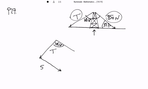 use-the-law-of-sines-to-solve-the-given-problems-find-the-tension-t-in-the-left-guy-wire-attached-to