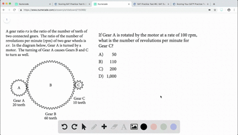 a-gear-ratio-r-s-is-the-ratio-of-the-number-of-teeth-of-two-connected-gears-the-ratio-of-the-number