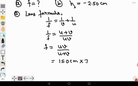 an-object-500-mathrmcm-tall-is-placed-150-mathrmcm-from-a-converging-lens-and-a-real-image-is-form-2