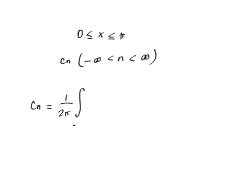 find-the-complex-fourier-series-for-the-periodic-function-of-period-2-pi-defined-in-the-range-pi-l-3