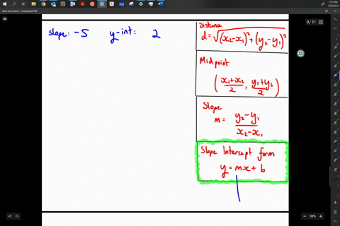write-an-equation-for-the-line-with-slope-5-and-y-intercept-2-3