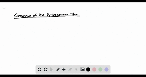prove-the-converse-of-the-pythagorean-theorem-theorem-92-hint-draw-triangle-abc-with-side-lengths-a-