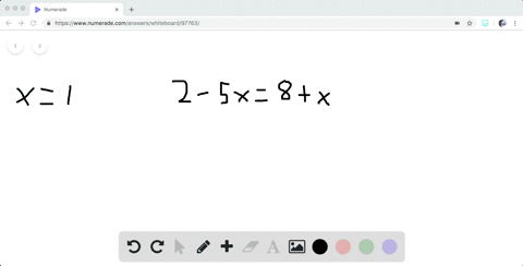 7-14-solution-determine-whether-the-given-value-is-a-solu-tion-of-the-equation-2-5-x8x-text-a-x-1-qu