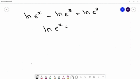 solve-each-logarithmic-equation-express-all-solutions-in-exact-form-ln-ex-ln-e3ln-e3