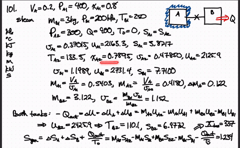 two-rigid-tanks-are-connected-by-a-valve-tank-a-is-insulated-and-contains-02-mathrmm3-of-steam-at-40