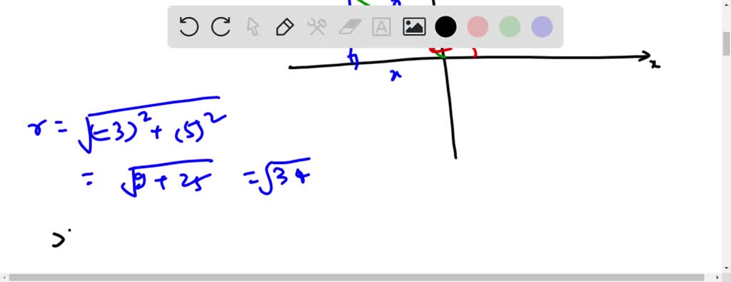 the terminal side of an angle in standard position