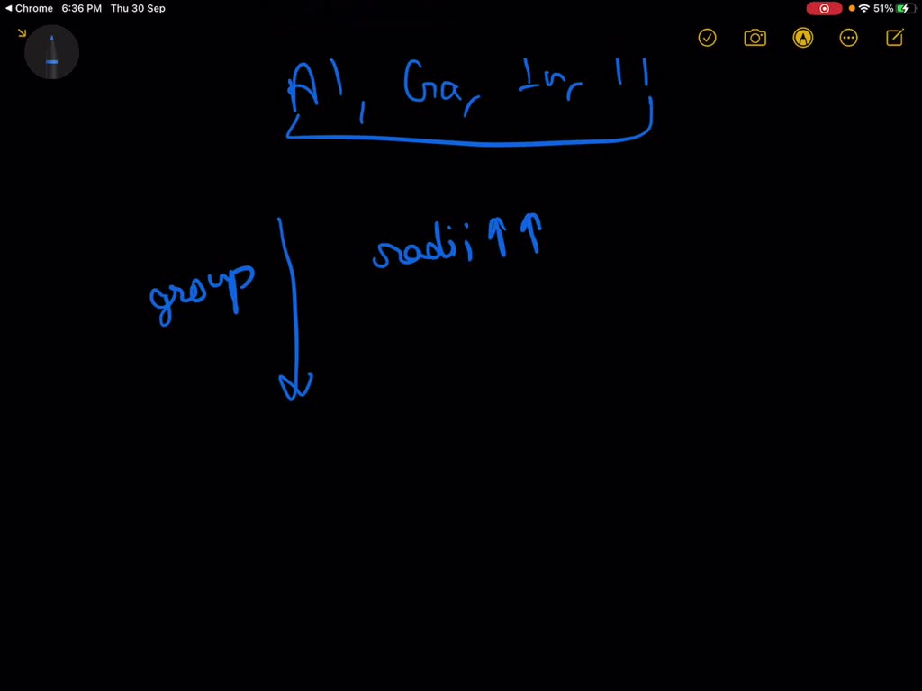 SOLVED:The increasing order of atomic radii of the following Group 13