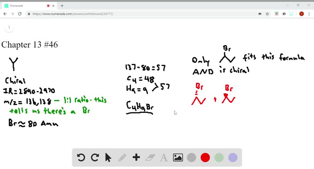 ⏩SOLVED:A chiral compound Y has a strong absorption at 2970-2840