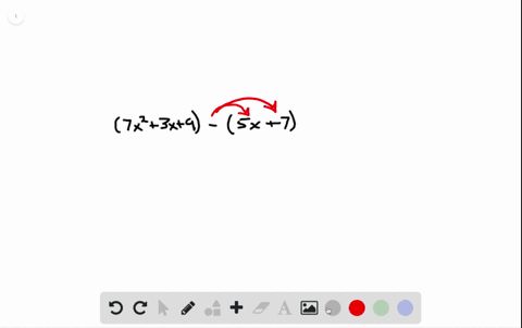perform-the-indicated-operations-subtract-5-x7-from-left7-x23-x9right