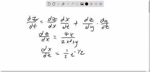 use-an-appropriate-form-of-the-chain-rule-to-find-d-z-d-t-zln-left2-x2yright-xsqrtt-yt2-3
