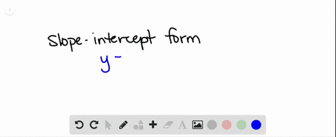 what-is-the-slopeintercept-form-of-the-equation-of-a-line