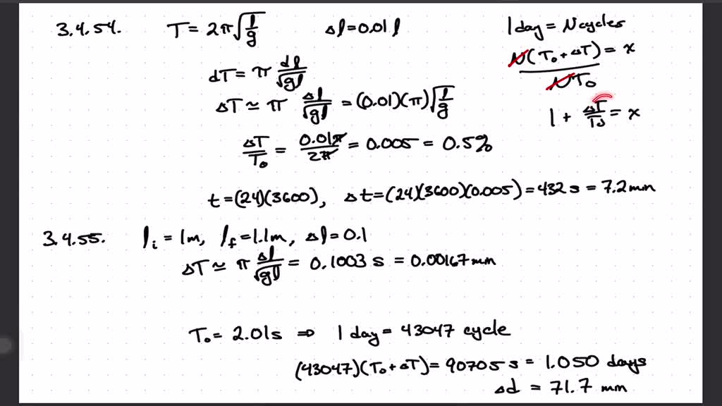 SOLVEDA grandfather clock has a pendulum length of k meters and its